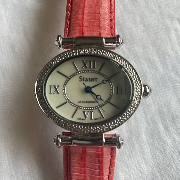 Stauer watch with 45 diamonds and 925 solid silver number 15891 - Picture 2 of 8